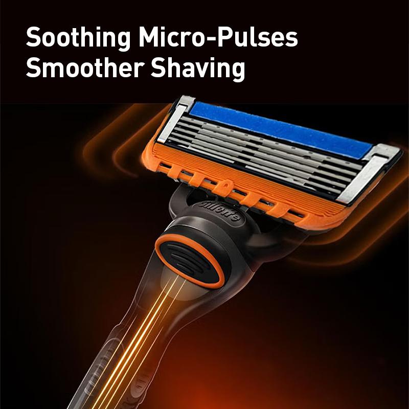 Gillette Golarka Fusion 5 zasilana systemem 5 ostrzy z powłoką podobną do diamentu dla ostrości i trwałości