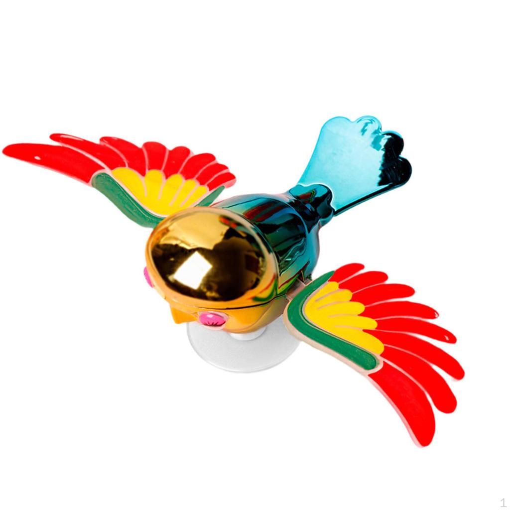 Bird Decoration Toy Car Interior Accessories Funny Interactive Electric Companion Helmet Decor for