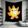 One Piece Jolly Roger Logo Wall Tapestry Aesthetic Wall Hanging Printed Fabric Blanket Decorative Tapestries For Bedroom Living Room Home Decor
