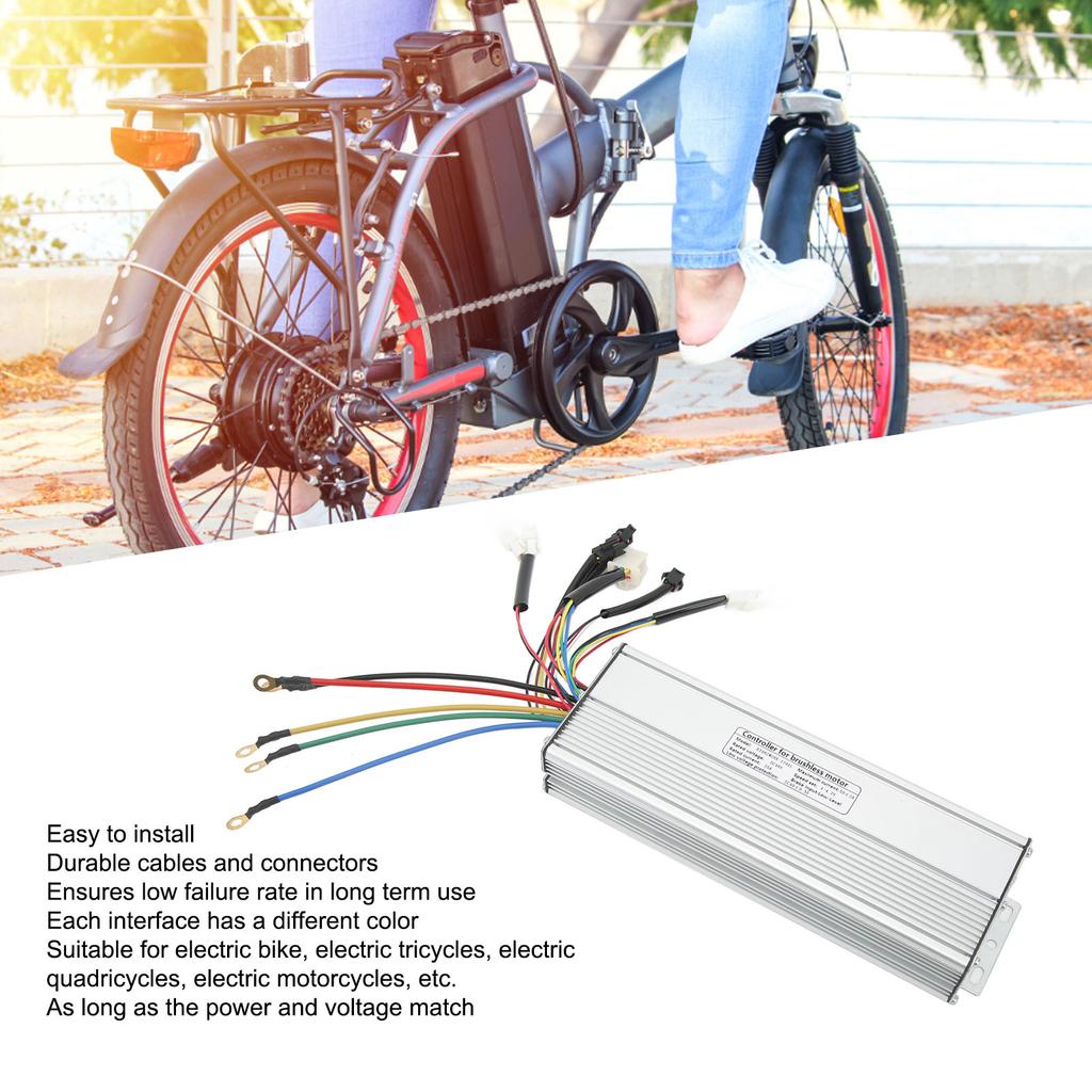 Brushless Motor Controller 48V 50A Electric Brushless Motor Controller with SM Connector for Electric Vehicle