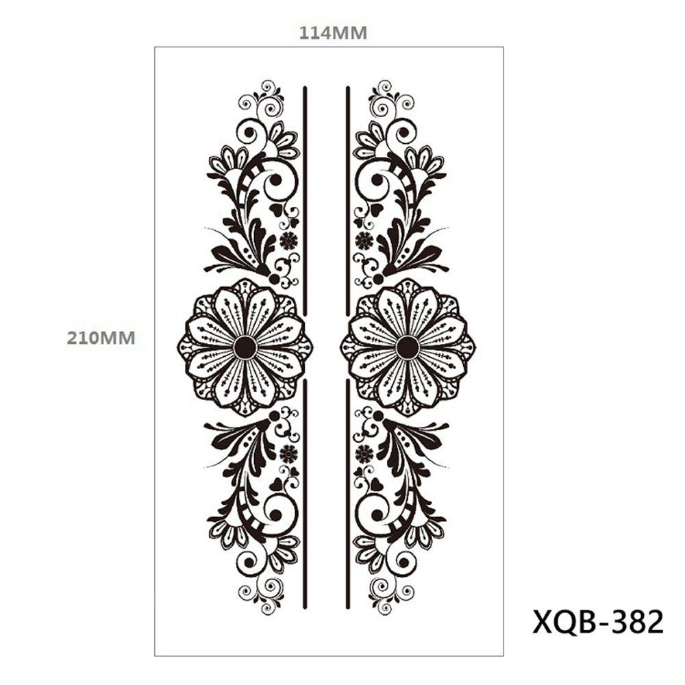 Tiger Wolf Langlebige temporäre Tattoos Fake Tattoo Aufkleber Schwarz Tattoo Aufkleber Tattoo Ärmel