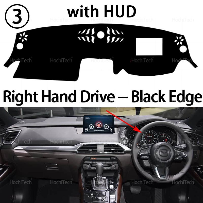 Dashboard Cover Pad Car Liner Anti-UV Mat Sunshade Dashmat Carpet Dash for Mazda CX-9 CX9 CX 9 Second Generation TC 2016-2022