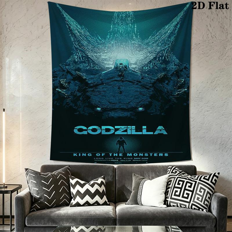 Godzilla Monster Kingdom Unleashed Tapestry Background Cloth Wallmounted Background Cloth Work Of Art Wall Covering Decoration