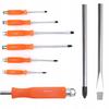Set of 6 Screwdrivers for Tamping Locksmith Screwdrivers