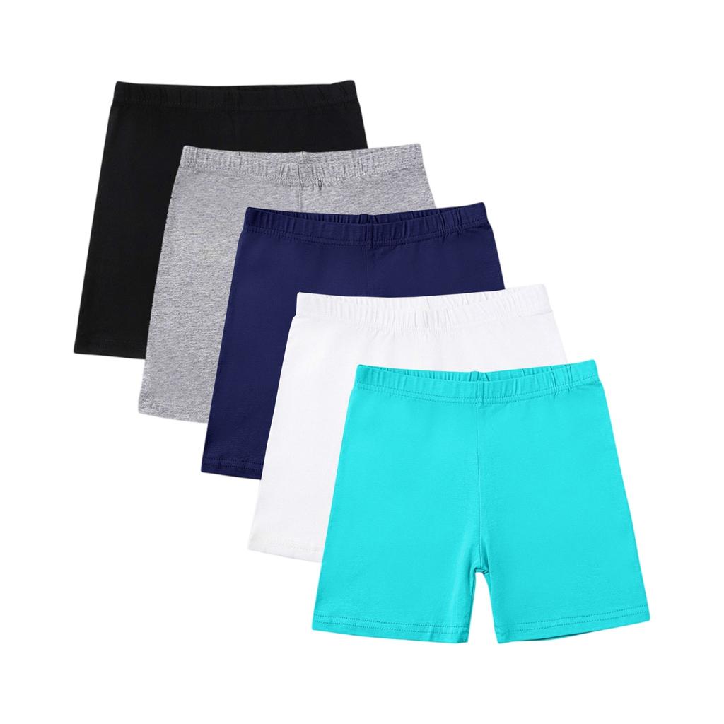 Summer Girls' Three-Point Safety Pants Underwear Leggings Five-Piece Set