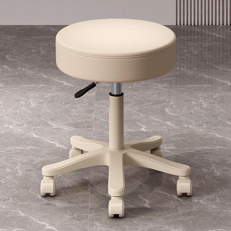Beauty Salon Swivel Stool: Hairdresser, Nail Technician, Makeup Artist, Barber Wheeled Chair