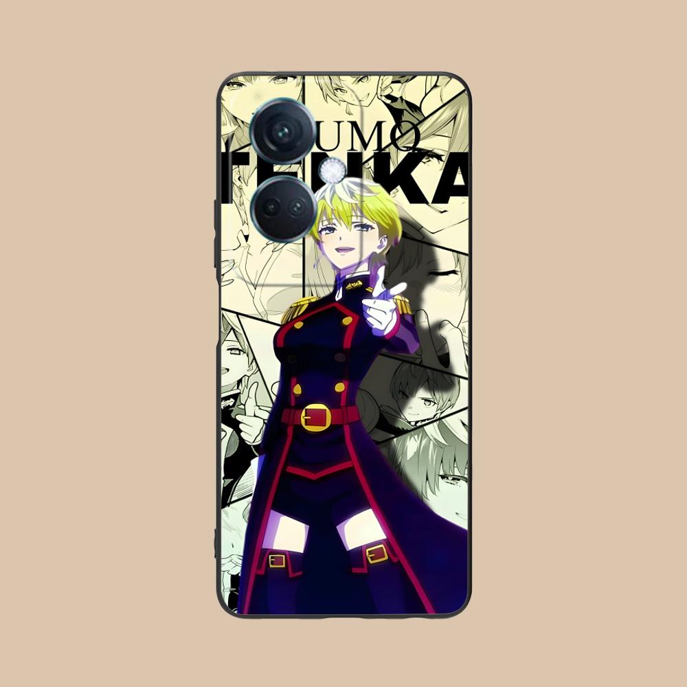 

Mato seihei no slave Tenka Izumo Matte Mobile Phone Case for OPPO Reno 14 13 12 11 10 9 8 7 6 5 F T Pro 5G Colorful Printing OPPO Reno14
