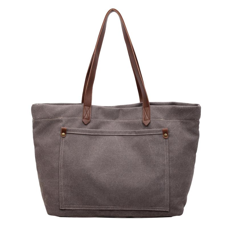 Commuting Tote Bag for Work, Single-shoulder Bag, Large-capacity Casual Retro Underarm Bag