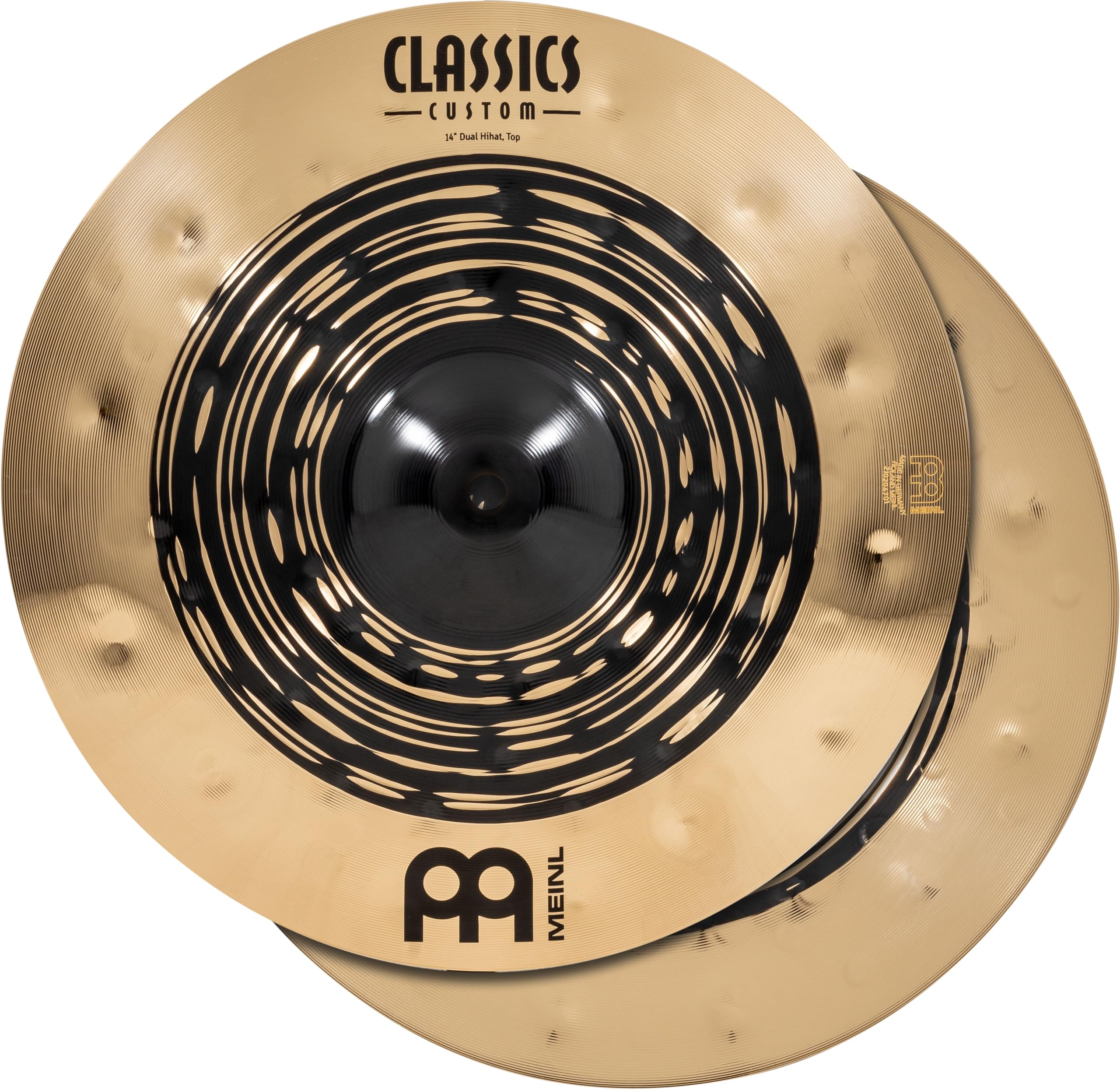 

MEINL Cymbals Classics Custom Dual Series Cymbals Dual Hihat Pair CC14DUH Hi-hat 14 []