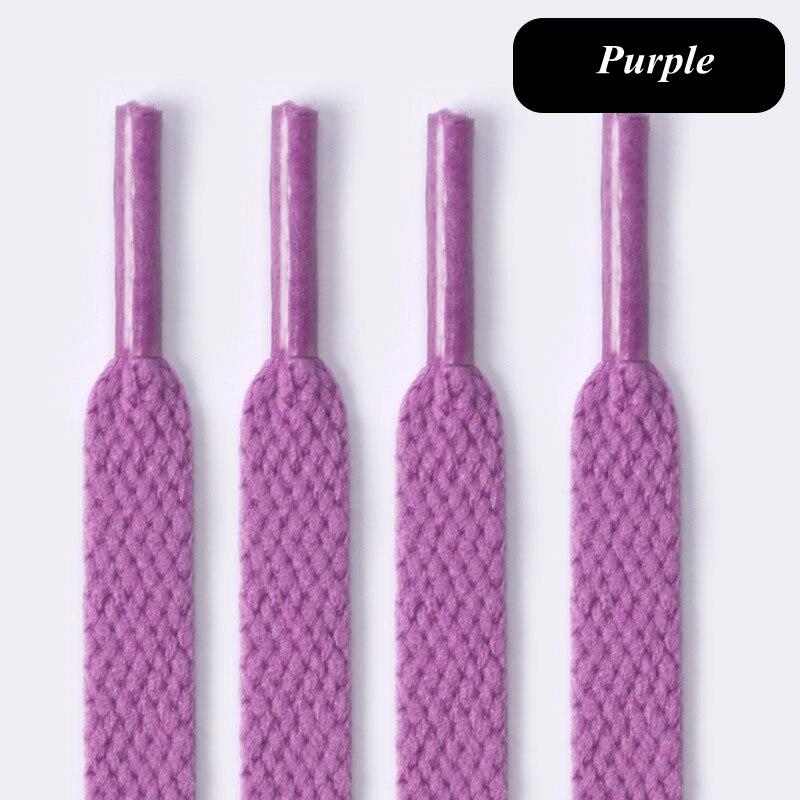 1Pair 36colors Flats Shoelaces Classic Shoe Laces Off Sneaker White Sports Men Women Children Shoelace Casual Shoe Strings