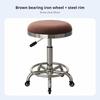 Height-Adjustable Rotate Stool Effortless Rolling Casters Commercial Seating Padded Seat Easy To Assemble For Spa Clinic