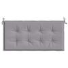 VidaXL Coussin de Banc de Jardin, Coussin de Siège de Salon, Coussin de Meuble de Terrasse, Coussin d’Assise Extérieur, Gris 43193