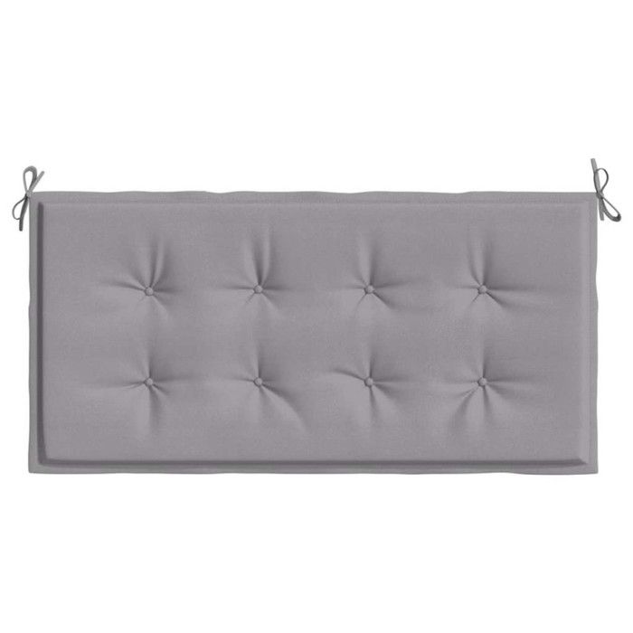VidaXL Coussin de Banc de Jardin, Coussin de Siège de Salon, Coussin de Meuble de Terrasse, Coussin d’Assise Extérieur, Gris 43193