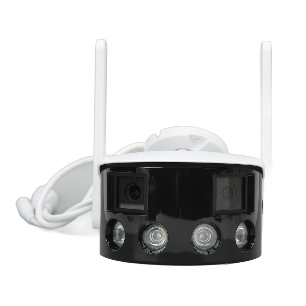 Dual Lens Camera HD 180 Degrees View 4MP WIFI IP65 Waterproof 2 Way Intercom Motion Tracking Surveillance