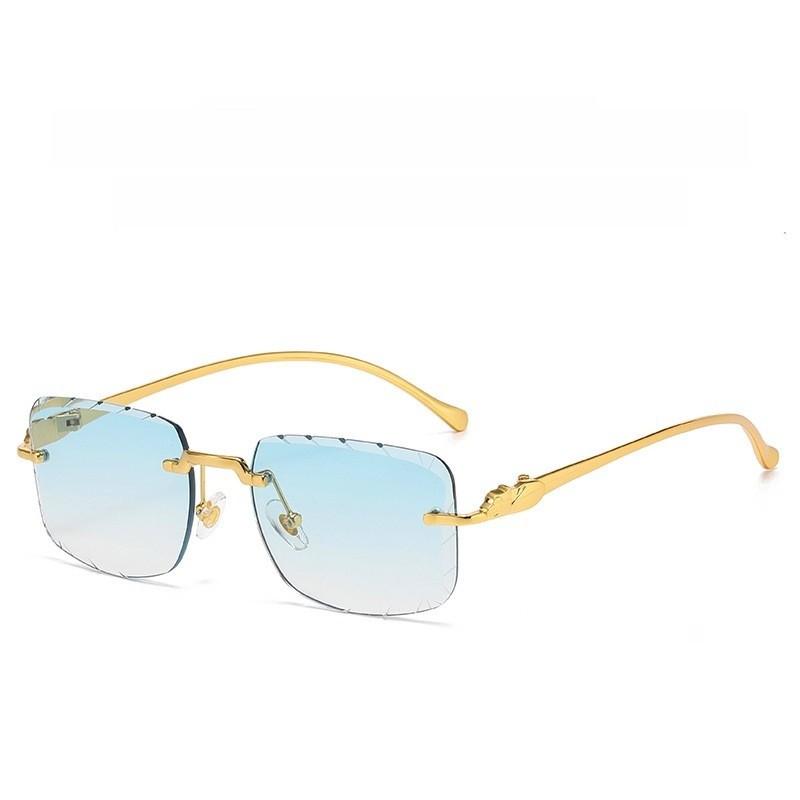 Leopardo Square Sunglasses For Men And Women With Metal Frame And Pc Lenses For Travel