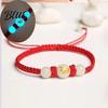 Glow In The Dark Bracelet Snake Year Lucky Red Rope