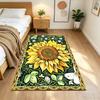 Sunflower Field Pattern Non-Slip Home Carpet Design for Office Decor Living Room Bedroom Gift