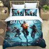 3D Print Battle Field Game Bedding Set Twin Queen King Full Size Duvet Cover Pillowcase Bed Boys Girls Adult Home Textiles