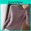 Women Sweaters Lady Winter Autumn Pullover Tops Female Clothes Turtleneck Wool Knitted Wool Basic Solid Tees Shirt