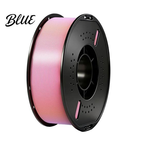 Rainbow Gradient Filament Candy Color PLA Filament Dimensional Accuracy +/-0.02mm 1Kg Spool 3D Printer 1.75mm for Most FDM High Toughness