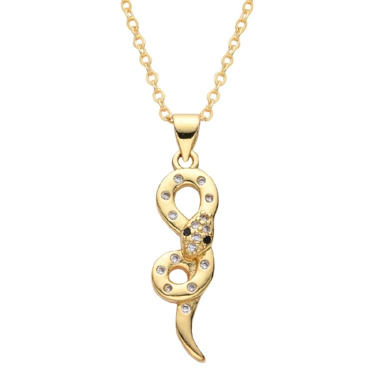 Snake Charm Necklace Enhancing Styles Trendy Women Accessories Fashion Statement Necklace for Parties and Gatherings