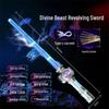 Telescopic Glowing Lightsaber Toy - Mythical Beast Design for Kids