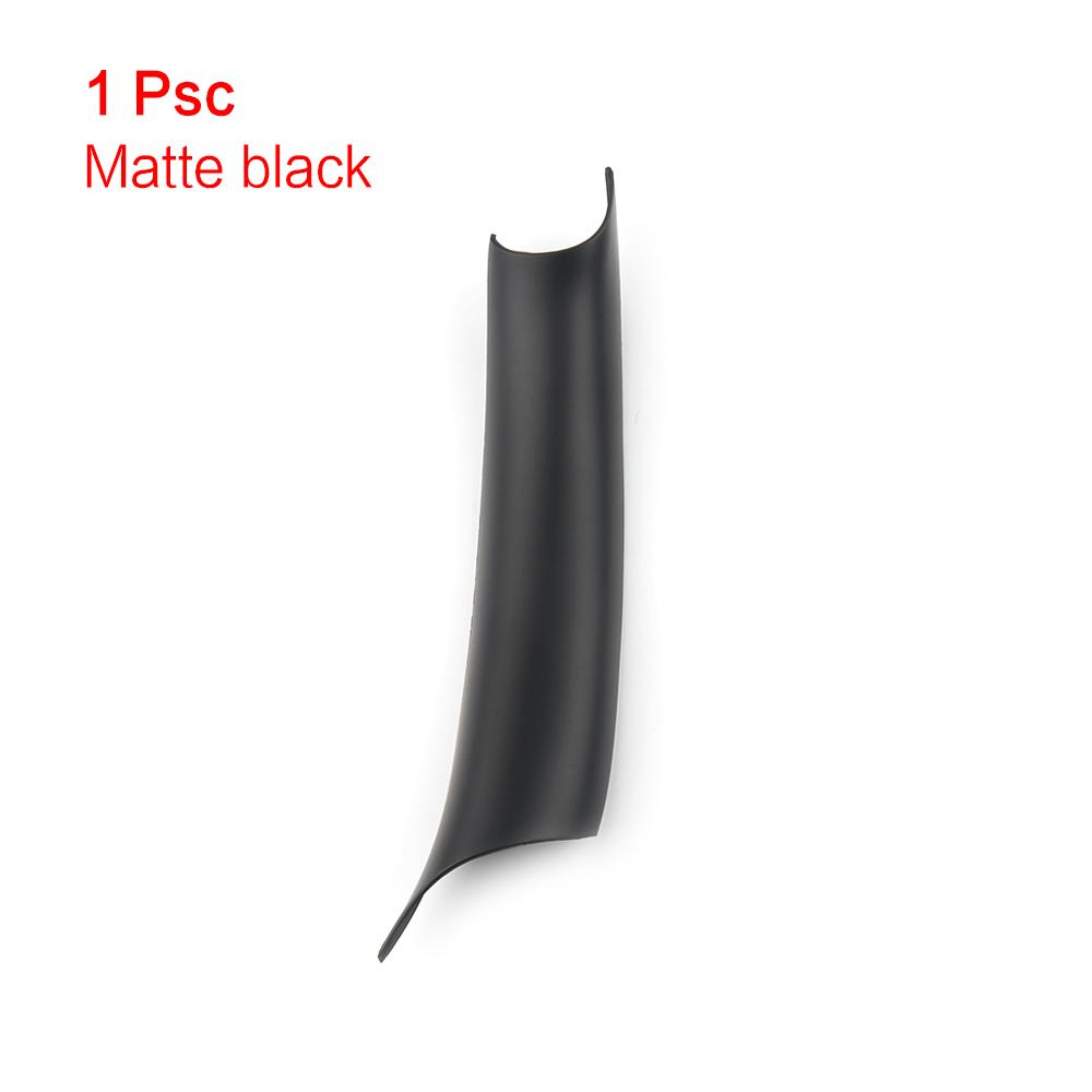 Carbon Fiber Car Interior Door Pull Handle Inner Panel Trim Cover Fast Install With Seconds For BMW X5 X6 E70 E71