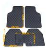 5Pcs/Set PU Leather Car Floor Mats Waterproof Car Floor Protector Rugs  for Front Rear Seats