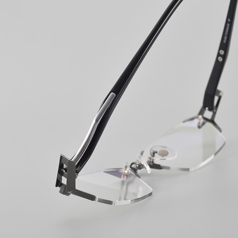 Brand High Definition Presbyopia Glasses Frame Men Women Rimless Prescription Square Eyeglasses Reading Eyeglasses
