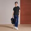 SEVEN Men's Yilite Stripe Jacquard Short Sleeve Polo Shirt