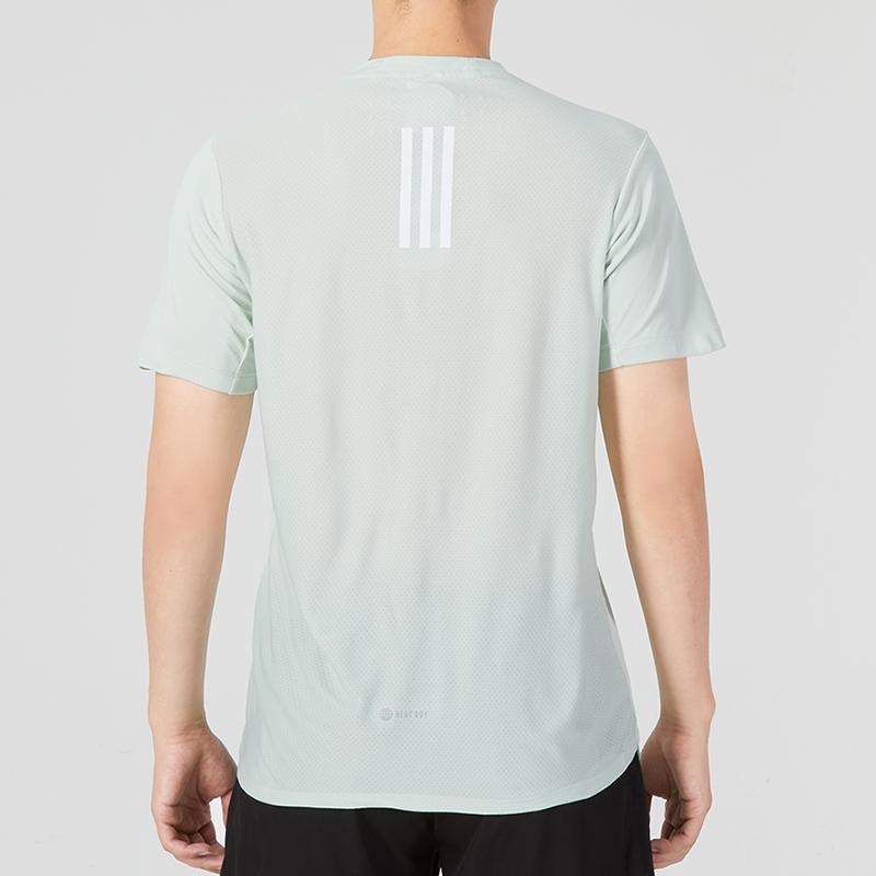 adidas Designed for Training HEAT.RDY HIIT Tee Linen Green Men Streetwear HJ9772