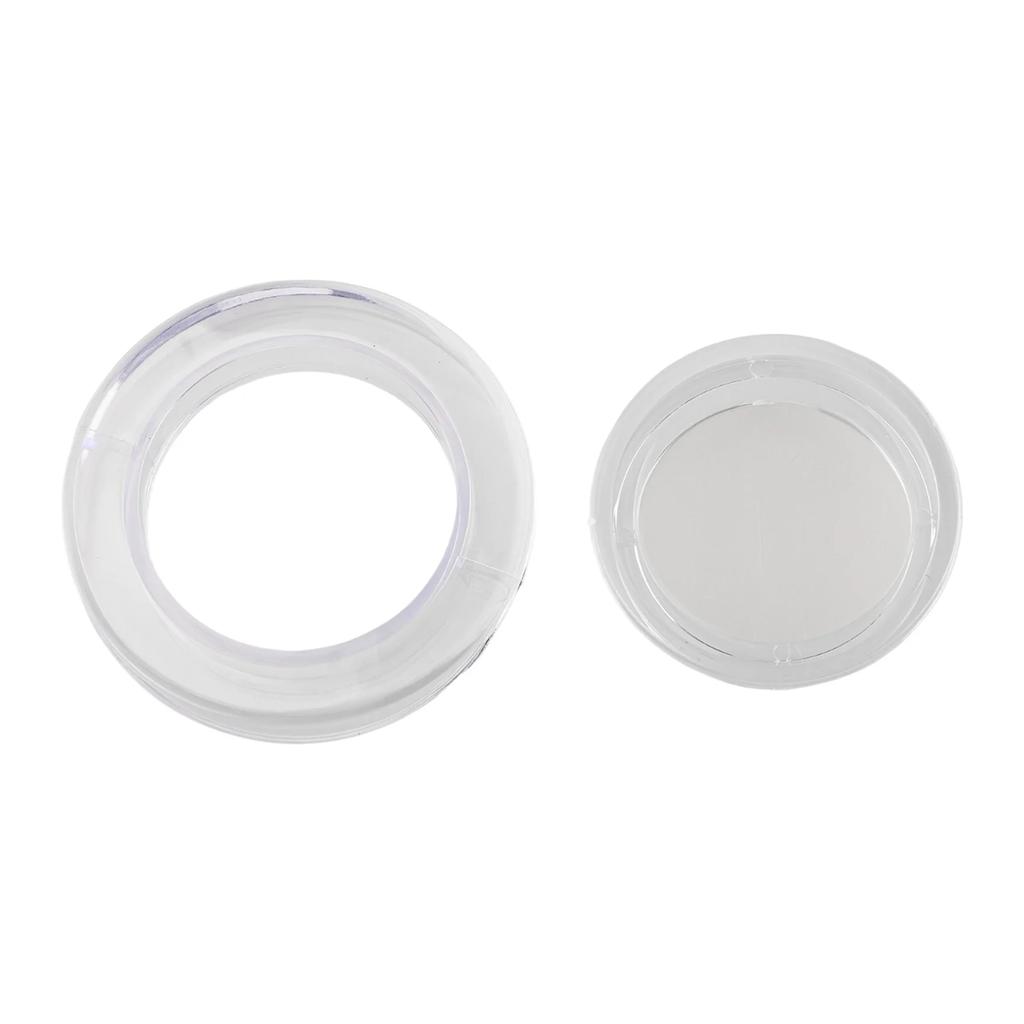 Reliable Table Umbrella Hole Cap Set Secure Sealing Prevent Shaking and Scratching Easy to Store and Carry Translucent Color