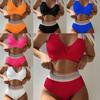 Women Sexy Bikini Set With Nylon Fabric For Beach And Pool Water Sports