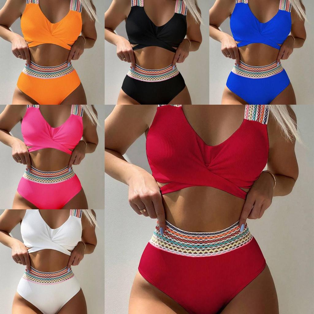 Women Sexy Bikini Set With Nylon Fabric For Beach And Pool Water Sports