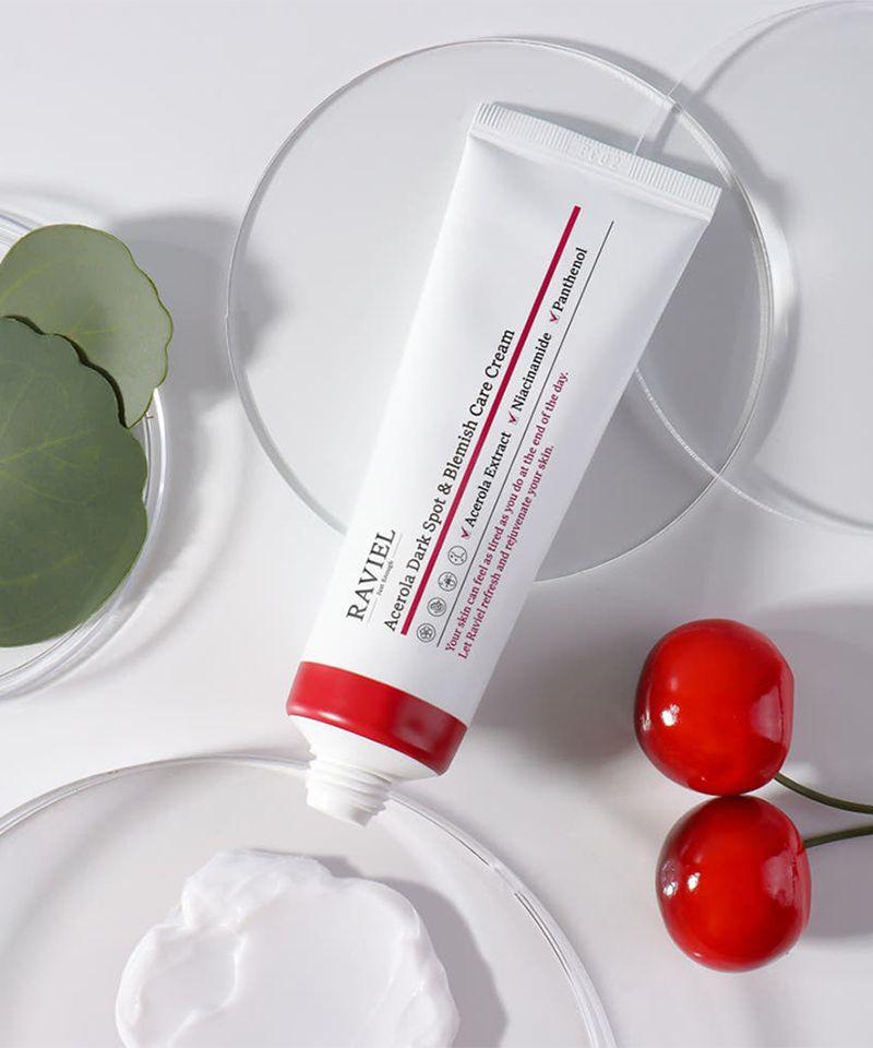 [2EA] Acerola Vitamin C Whitening & Radiance Hypoallergenic Blemish & Dark Spot Cream 50ml