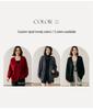 2026 Autumn/Winter Women's Oversized V-Neck Cashmere Cardigan Sweater