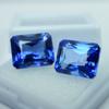 Natural BLUE Flawless Sapphire 18.60 Ct Emerald Cut Making Jewelry Gemstone