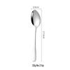 1010 Stainless Steel Dessert Spoon - Thick, Round, Mirror-Finish 304 Stainless Steel Tableware