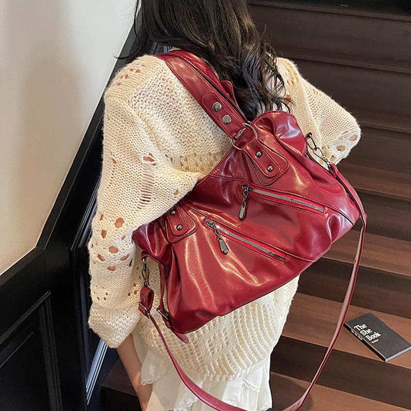 Yogodlns Fashionable Tote - Large Capacity Bag, Adjustable Strap, Compact Crossbody Purse, Stylish Everyday Wear