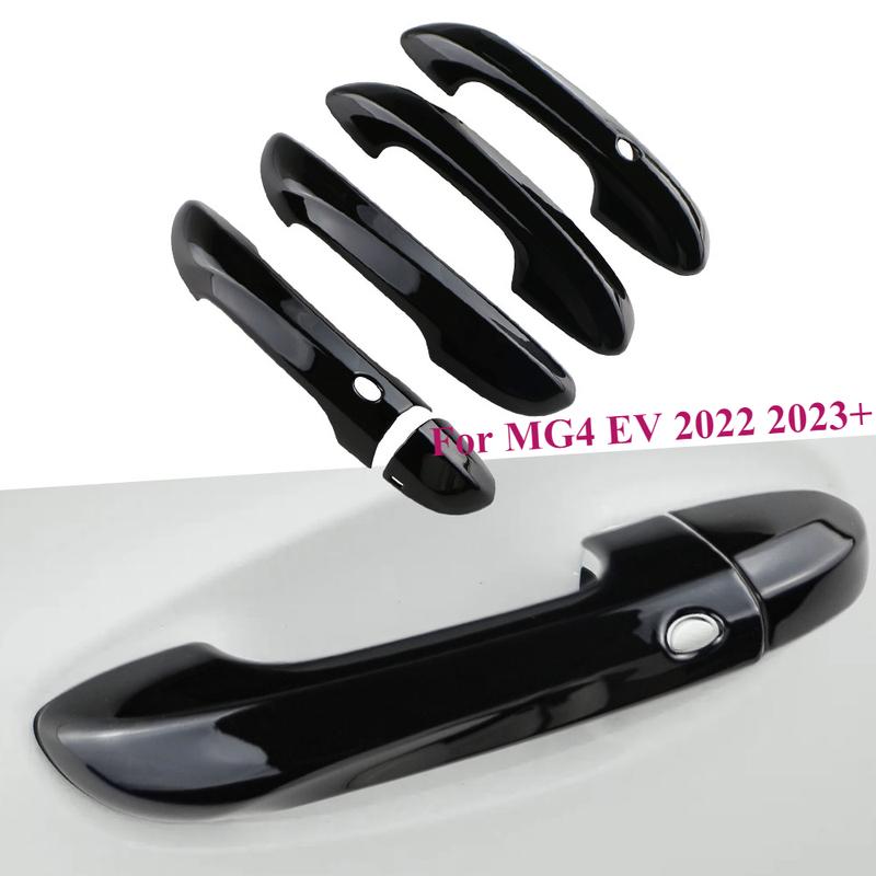LHD/RHD Carbon Fiber Car Door Handle Cover Sticker Exterior Mouldings for MG4 MG 4 EV   2024 ACC.