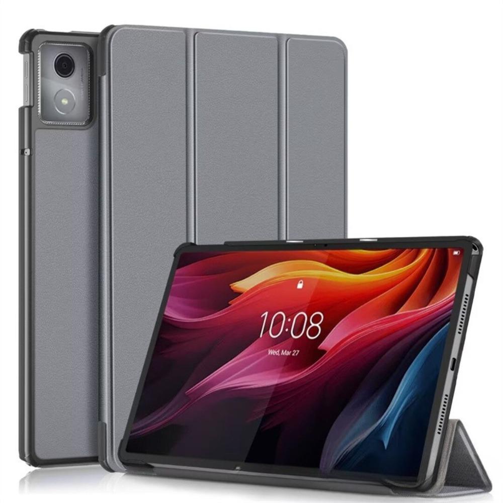 For Lenovo Tab K11 Plus Case 11.5 Inch Genuine Leather Cover with Auto Sleep Wake Feature for Tablet Protection