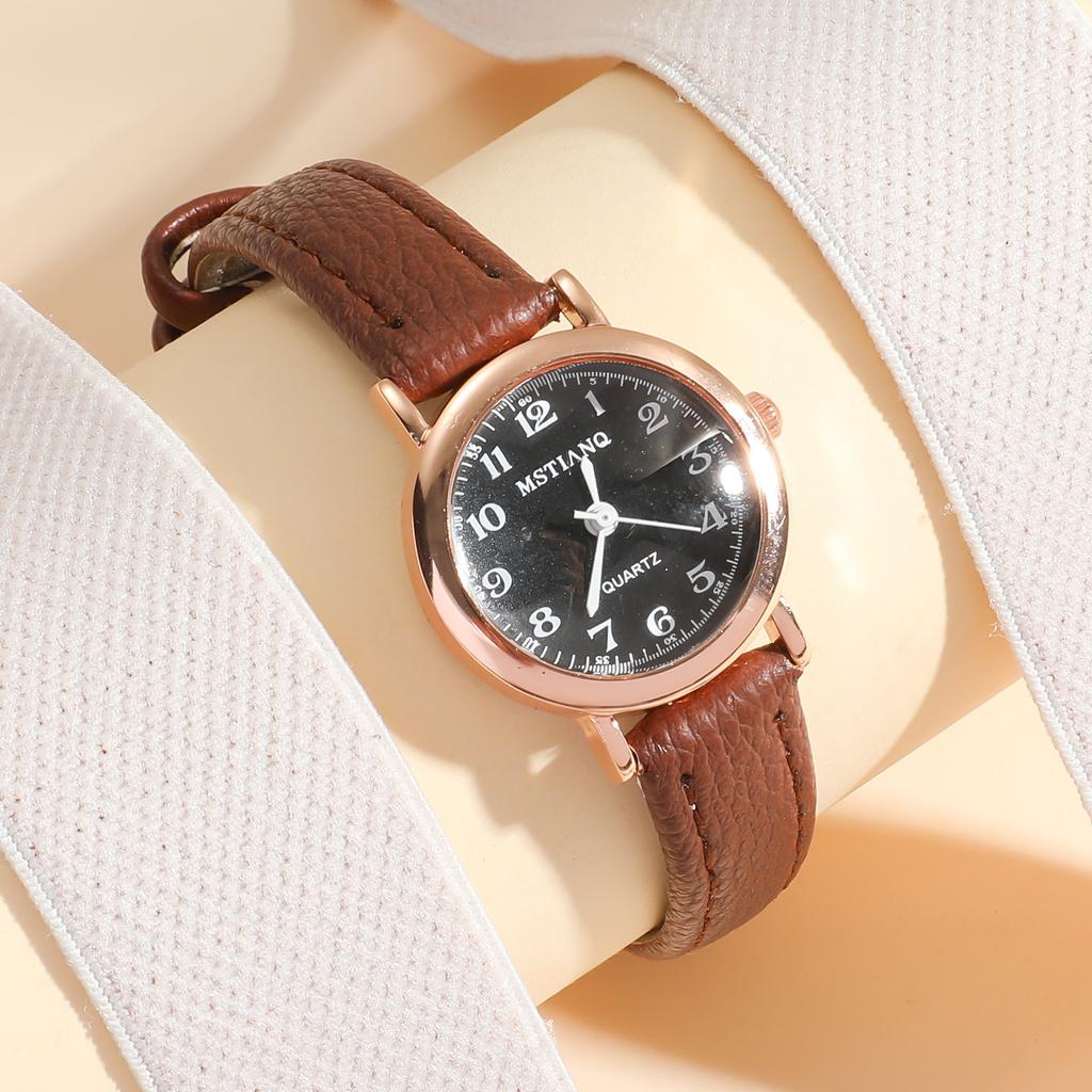 Casual Retro Roman Dial Quartz Watches Ladies Rectangle Leather Strap Wristwatch Clock Fashionable for Women Reloj De Mujer