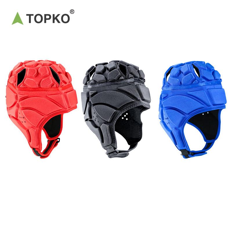 TOPKO Torwarthelm Fußballtorwart Rugby Rollschuhe Skater HELM Reithelm