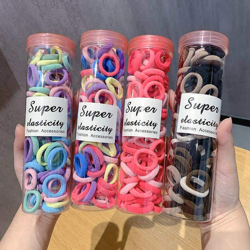 Elastic Hair Tie for Children and Women - Soft, Hair-Friendly Rubber Bands for Little Girls and Babies