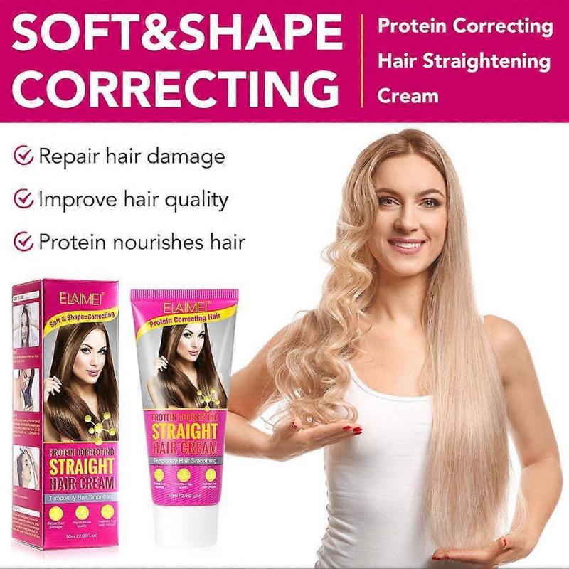 Protein Amino Acid Straight Hair Cream Natural and Smooth