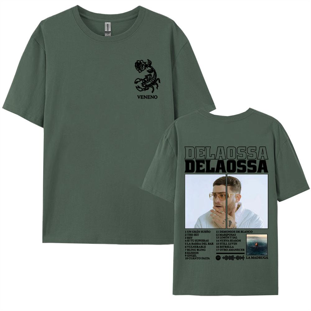 

Rapper Delaossa Album Tour 2025 Print Tshirt Men Women High Street Casual Oversized Tshirts 100 Cotton Comfort Tee Shirt Tops 3XL