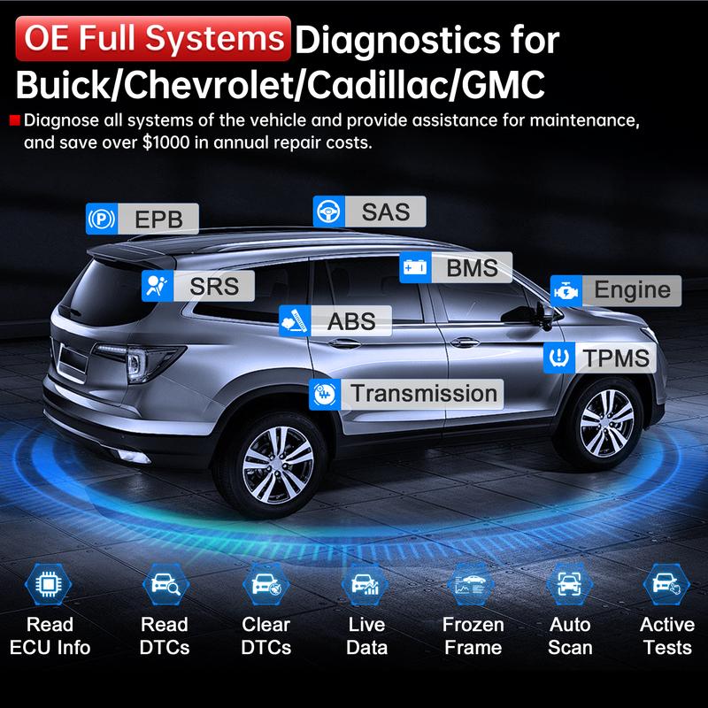 2026 XTOOL InPlus IP500 For GM CAN FD Automotive Tools All System Car diagnostic tools For Buick For Chevrolet Auto OBD2 Scanner