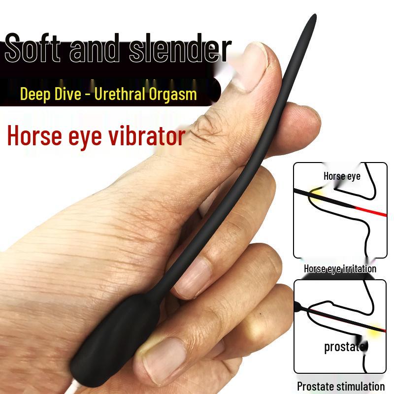 Deba Milee Mini Silent Horse Eye Vibrator: Ultra-thin Male Urethra Toy