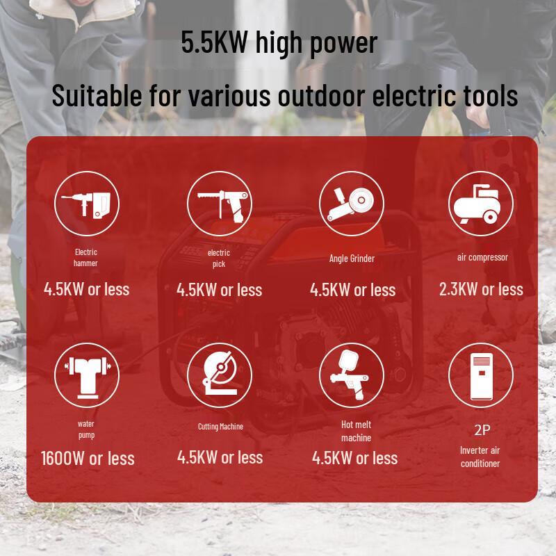 Senjiu SE6500XI 5.5KW Open Frame Gasoline Generator