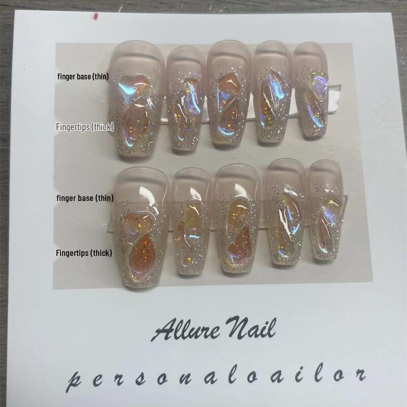 

Handmade Warm Elf Removable Mid-Autumn Nail Art Stickers for Students